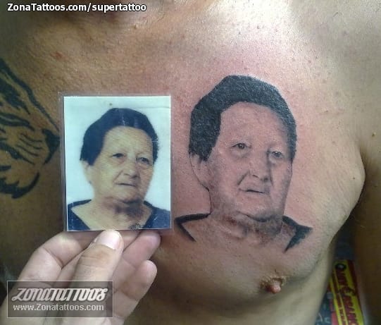 Foto de tatuaje Retratos, Rostros, Personas