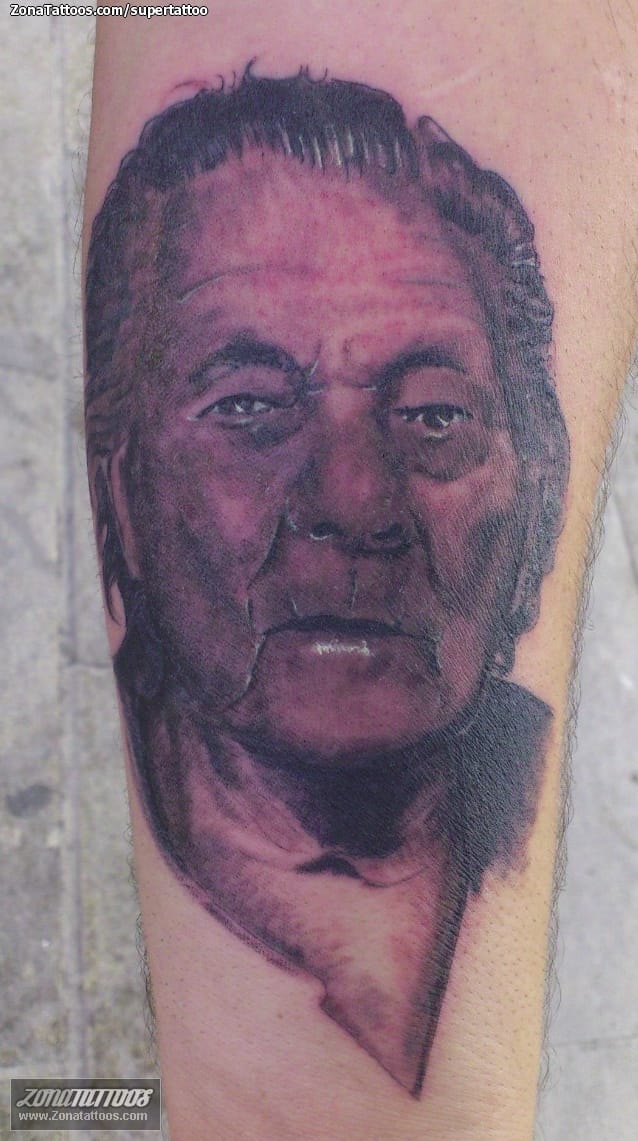 Foto de tatuaje Retratos, Rostros, Personas