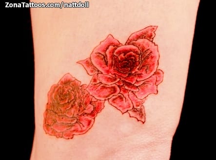 Tattoo photo Roses, Flowers