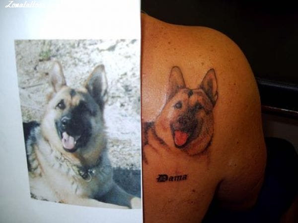 Tattoo photo Dogs, Animals