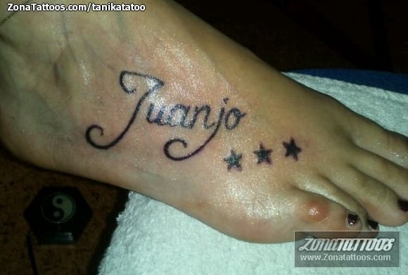 Tattoo photo Juanjo, Letters, Names