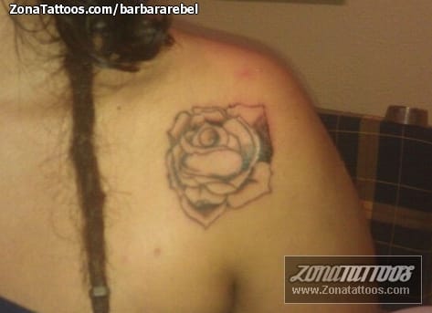 Tattoo photo Roses, Flowers