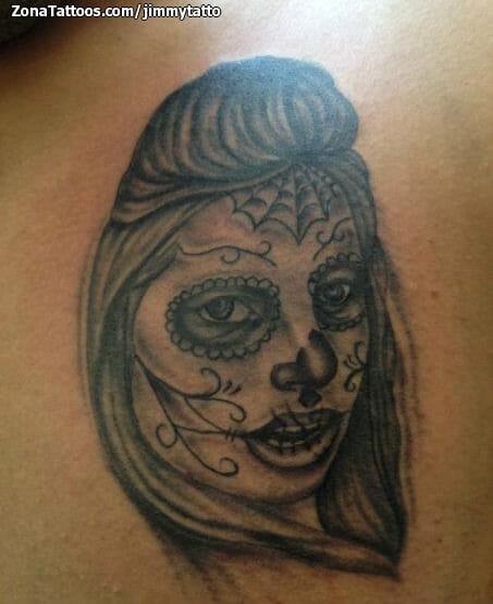 Foto de tatuaje Catrinas