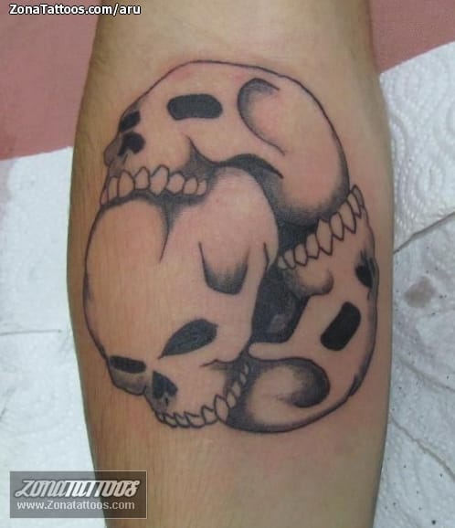 Tattoo photo Gothic, Skulls