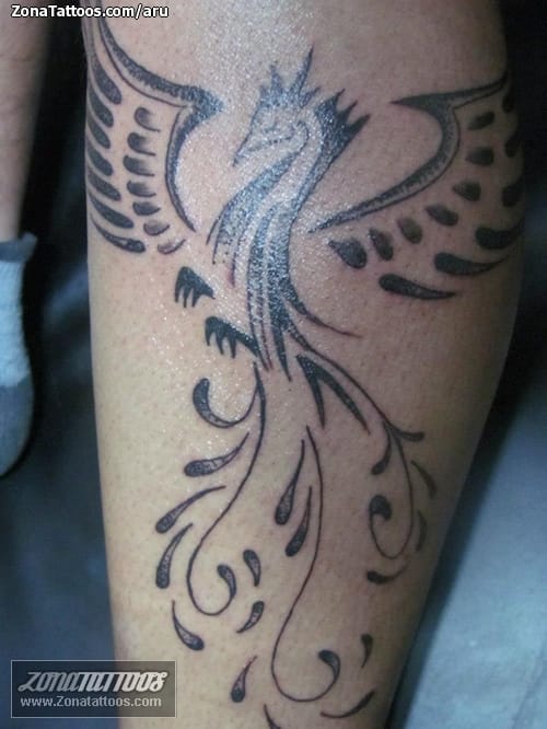 Tattoo photo Phoenix, Fantasy