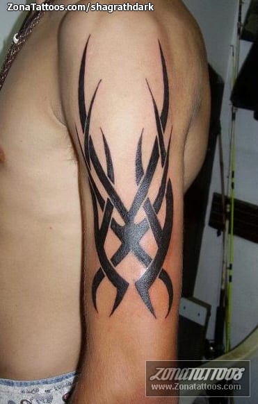 Tattoo of Forearm, Tribal