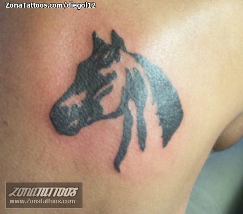 Foto de tatuaje Caballos, Animales