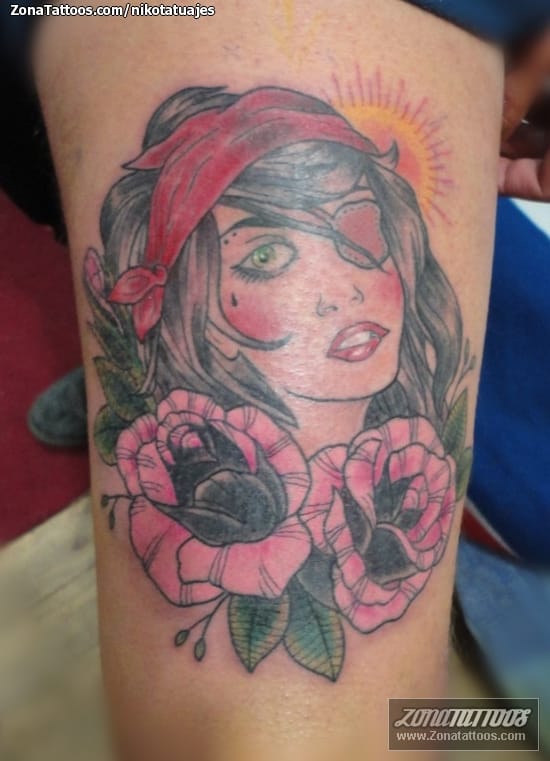 Tattoo photo Gipsies, Pirates, Roses