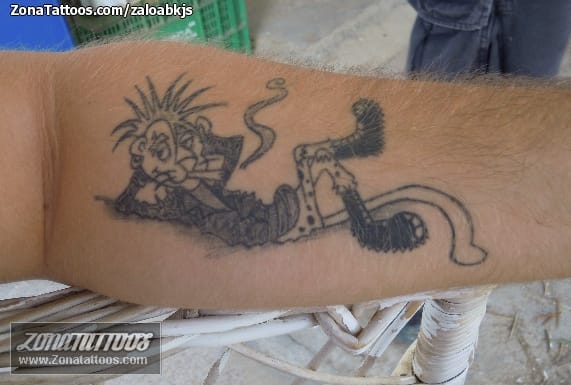 Tattoo photo Pink Panther, Punk