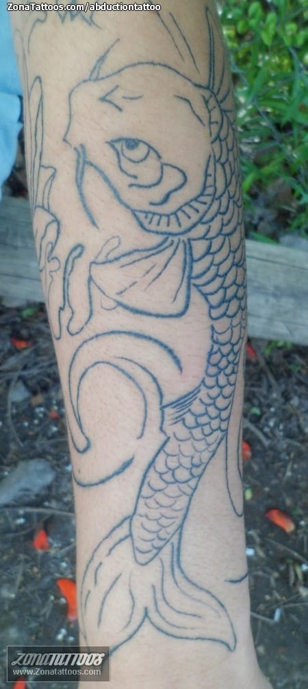 Tattoo photo Animals, Fish, Koi