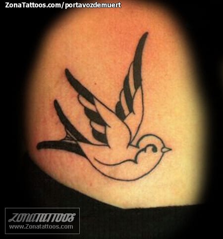 Tattoo photo Swallows, Birds, Animals