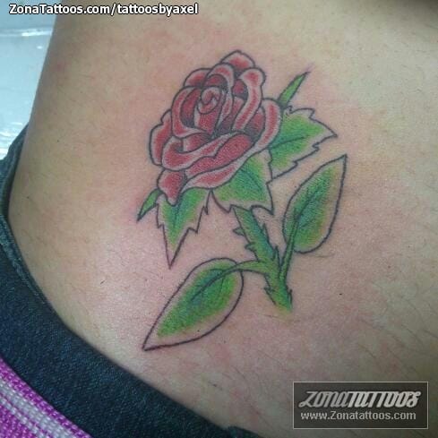 Tattoo photo Roses, Flowers