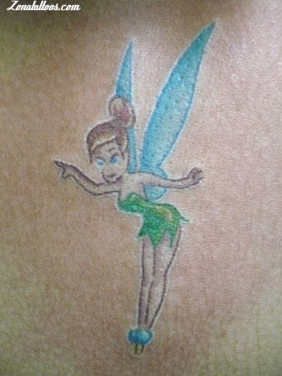 Foto de tatuaje Campanilla, Hadas, Disney