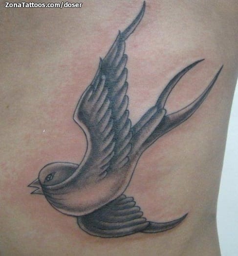 Tattoo photo Animals, Birds, Swallows