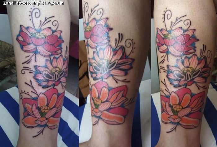 Foto de tatuaje Flores, Lotos