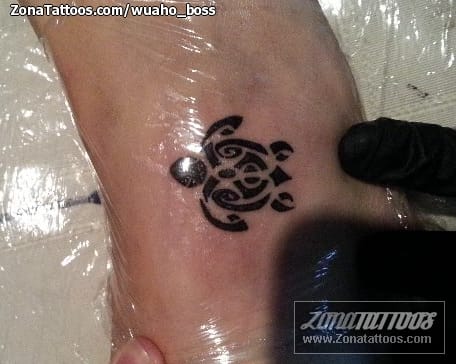 Foto de tatuaje Maoríes, Tortugas, Animales