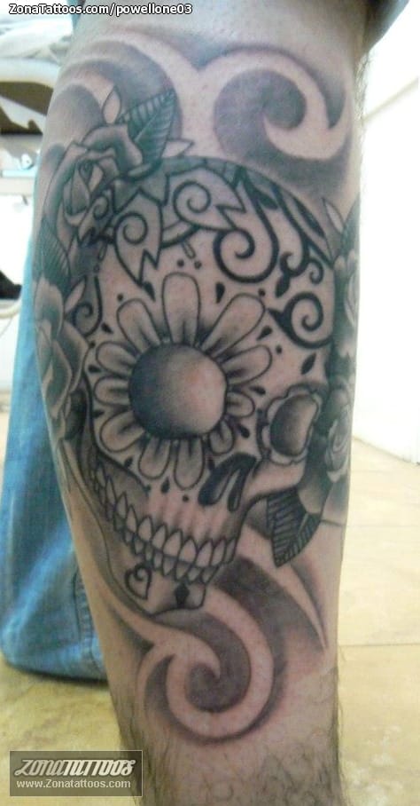 Foto de tatuaje Calaveras, Sugar Skull