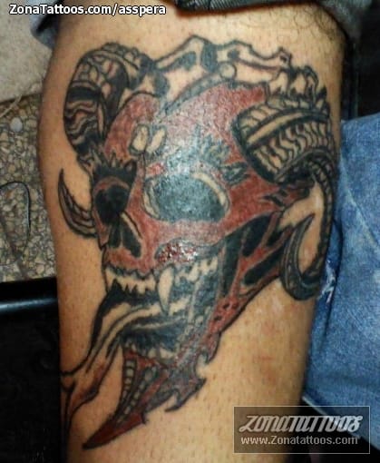 Foto de tatuaje Calaveras, Demonios