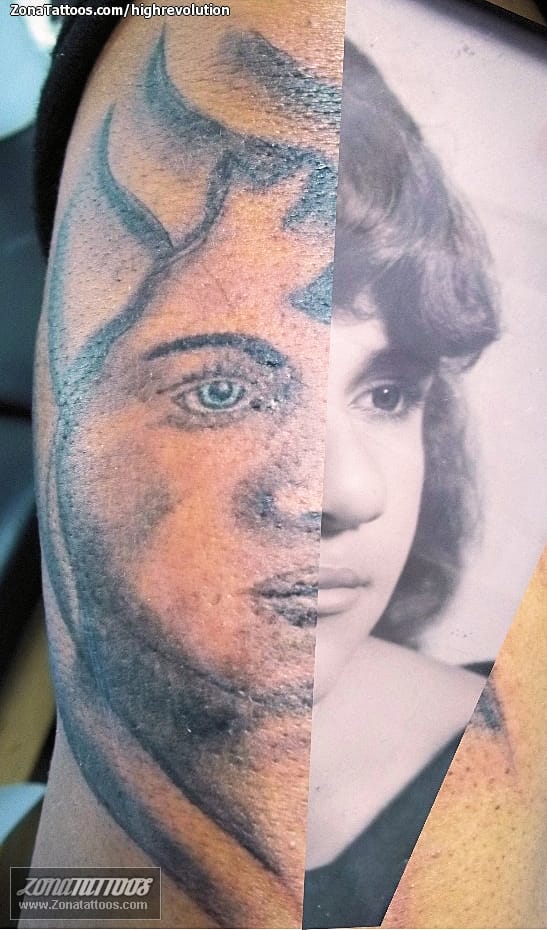 Foto de tatuaje Retratos, Rostros