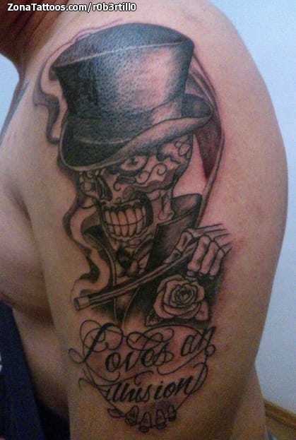 Tattoo photo Hats, Sugar Skull, Wizards