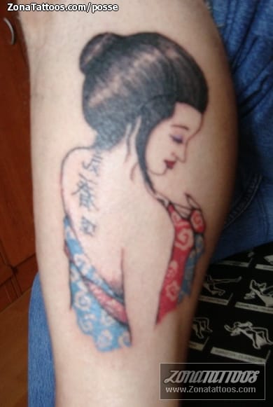 Foto de tatuaje Orientales, Geishas