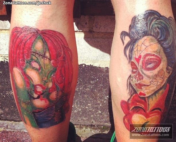 Tattoo photo Catrina, Zombies