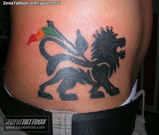Tattoo photo Lions, Rasta, Animals