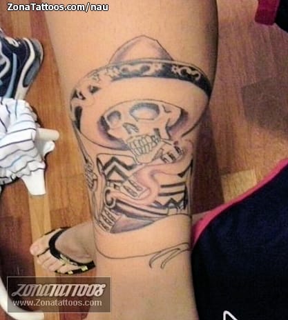 Tattoo photo Skulls, Mexicans