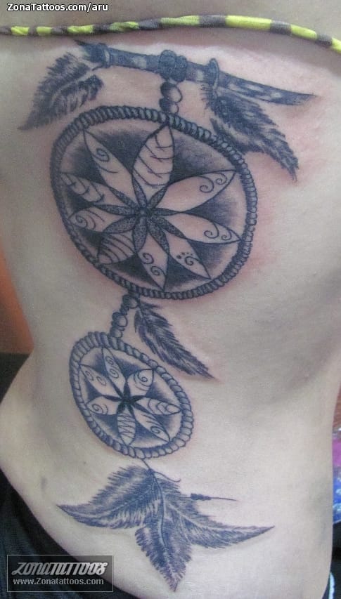 Tattoo photo Dreamcatcher, Indians