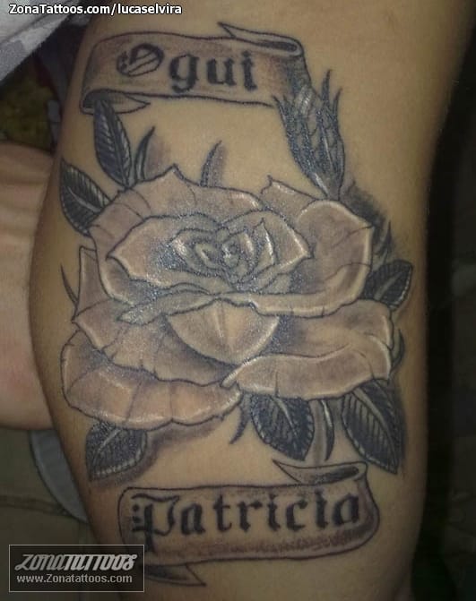 Tattoo photo Roses, Flowers