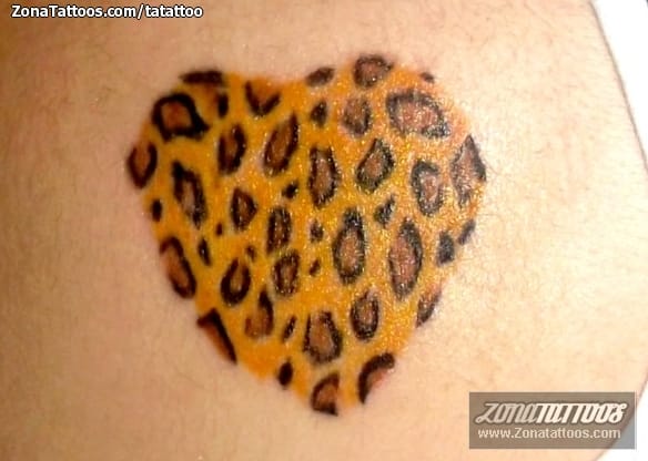 Foto de tatuaje Corazones, Manchas