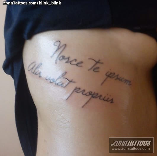 Tattoo photo Letters, Latin