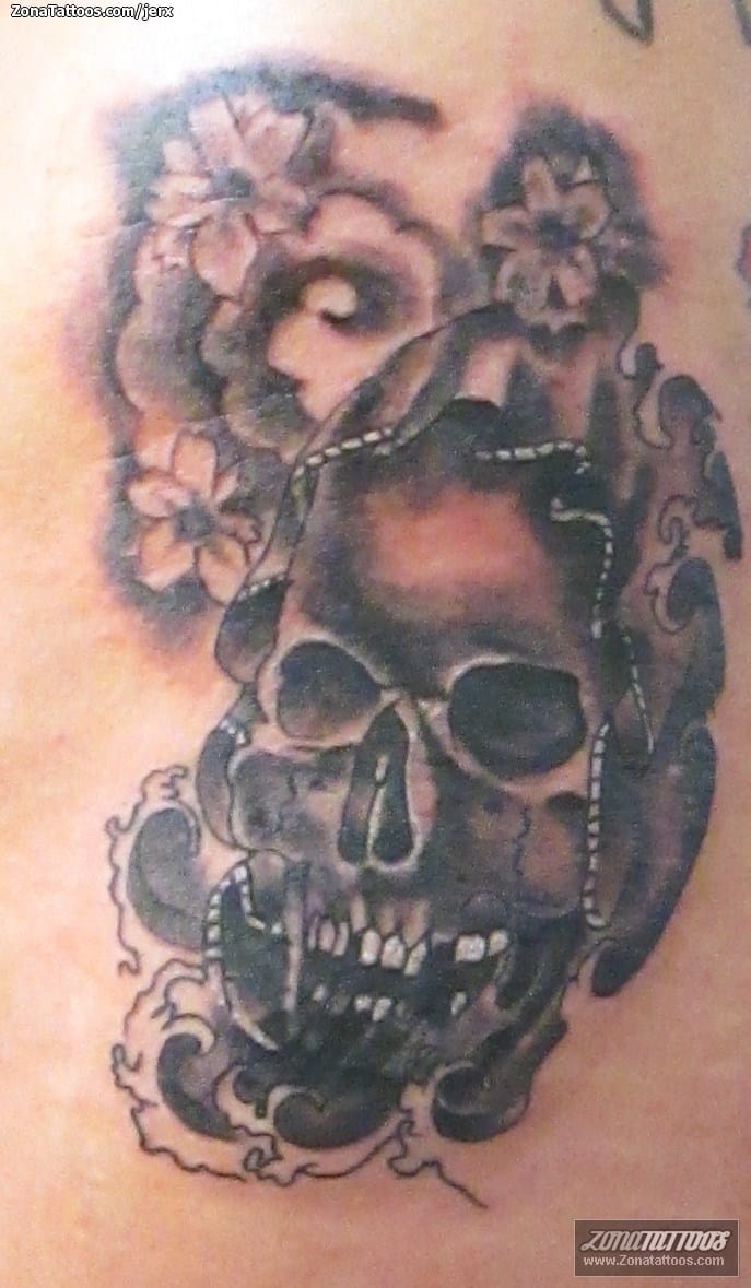 Foto de tatuaje Calaveras, Orientales