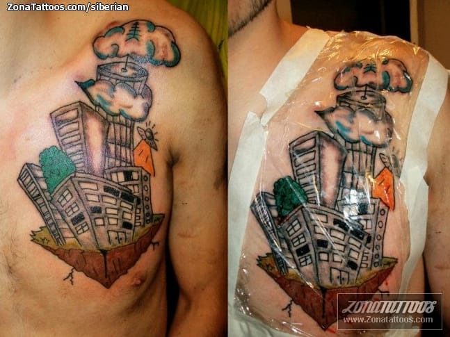 Foto de tatuaje Edificios