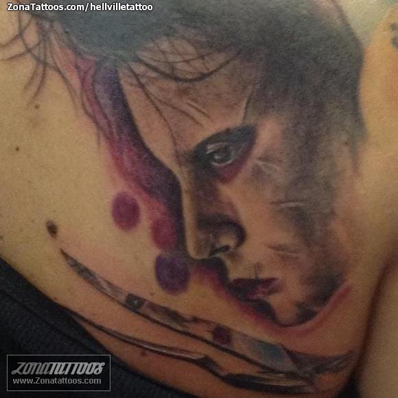 Foto de tatuaje Eduardo Manostijeras, Cine, Johnny Depp