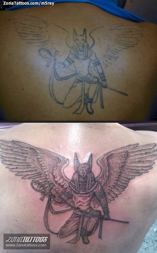 Tattoo photo Egyptian, Anubis