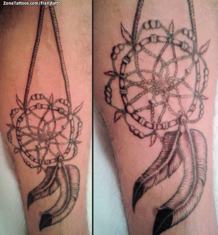 Tattoo photo Dreamcatcher, Indians