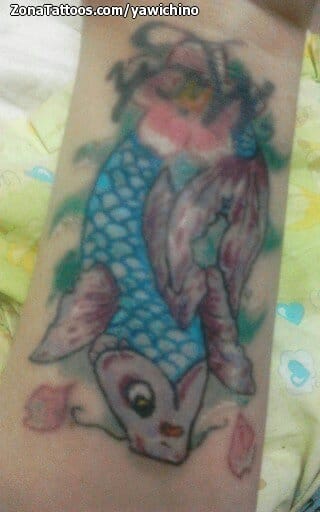 Foto de tatuaje Peces, Koi