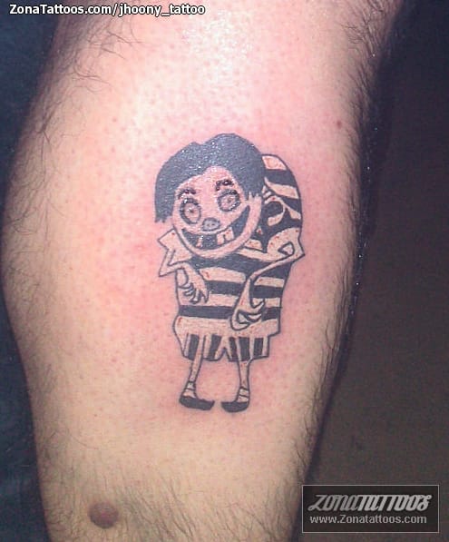 Foto de tatuaje Tim Burton