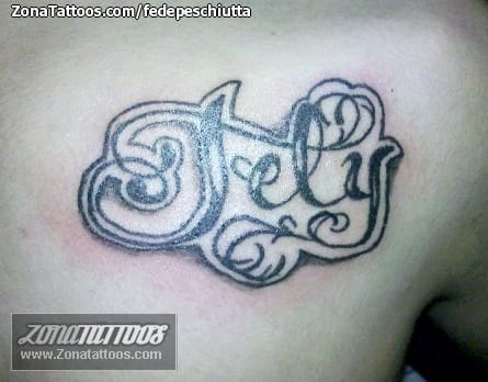 Foto de tatuaje Letras