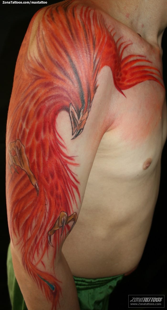 Tattoo photo Phoenix, Fantasy