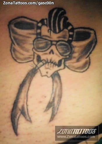 Foto de tatuaje Lazos, Calaveras