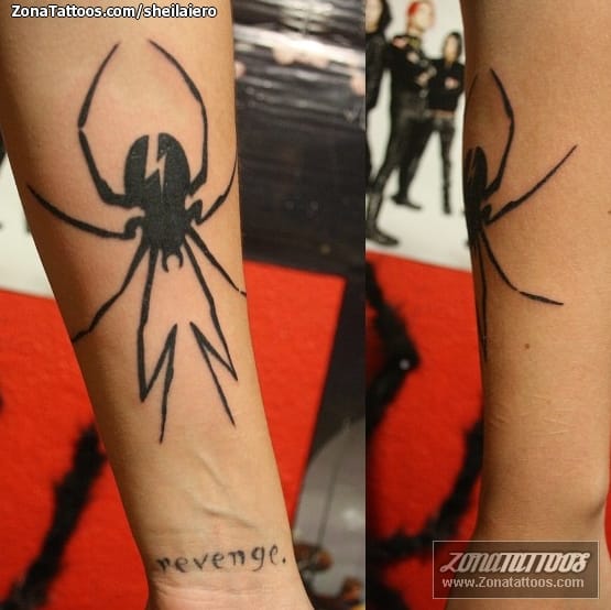 Foto de tatuaje Arañas, Insectos