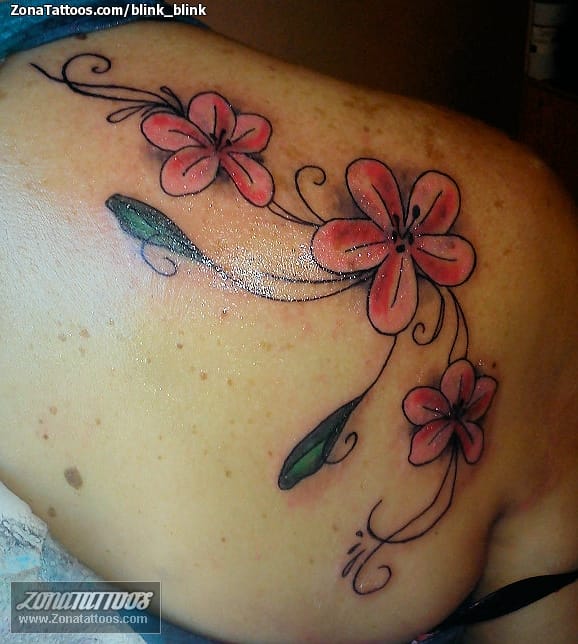 Foto de tatuaje Flores