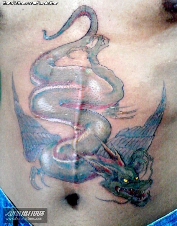 Tattoo photo Dragons, Fantasy