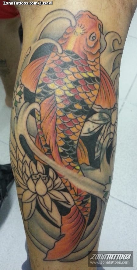 Tattoo photo Fish, Koi, Animals