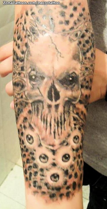 Foto de tatuaje Calaveras, Ojos