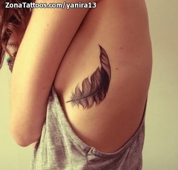 Foto de tatuaje Plumas