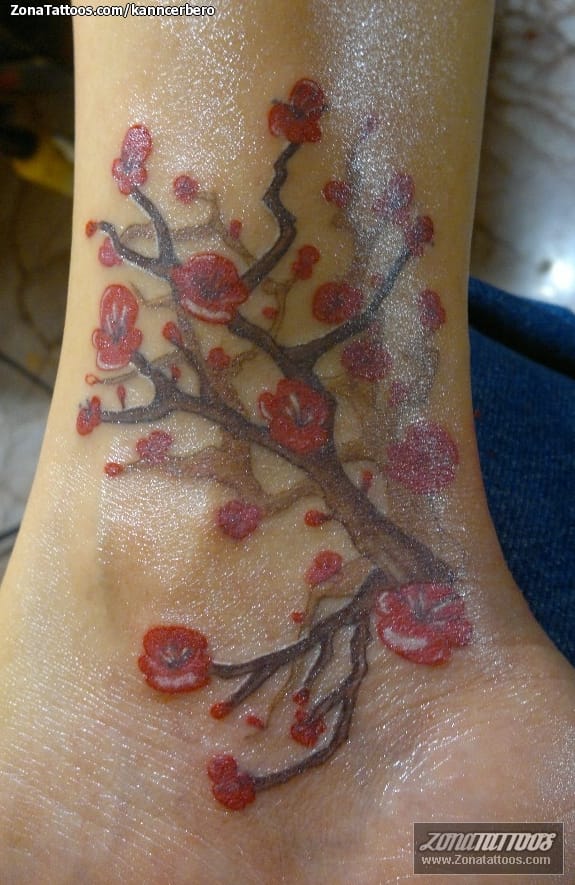 Tattoo photo Cherry blossoms, Trees