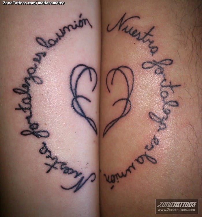 Foto de tatuaje Frases, Letras